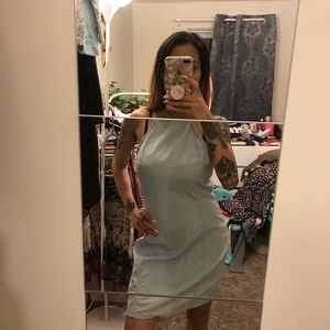 Lightweight utility mini dress
